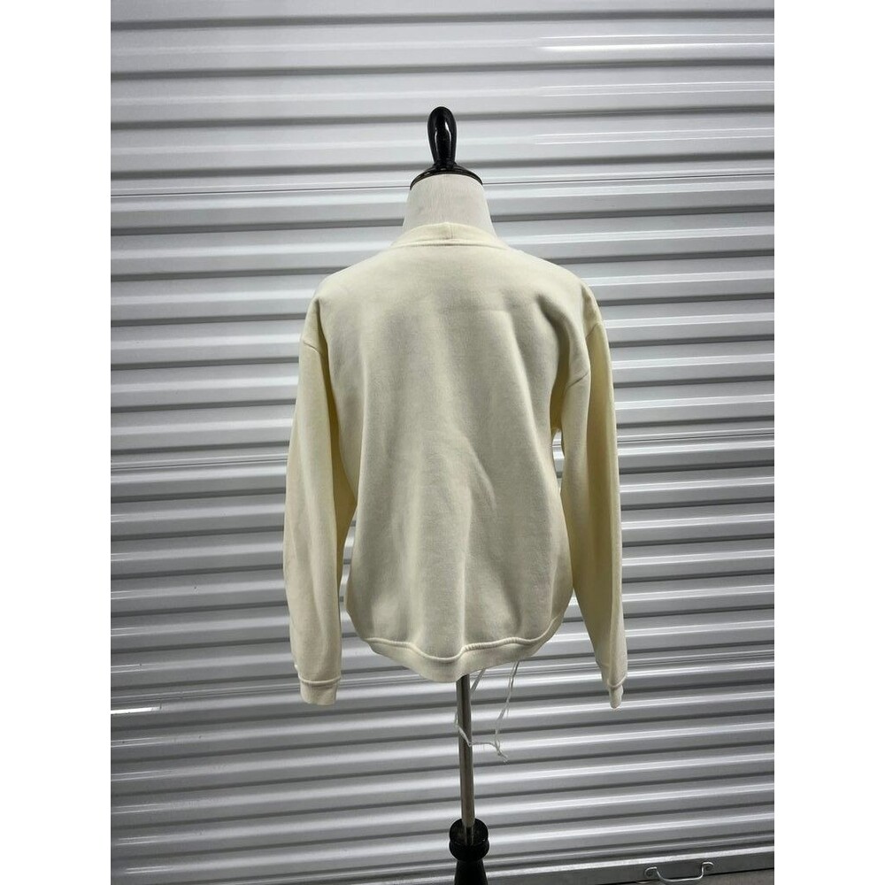 Vintage Carroll Reed Embroidered Cream Sweatshirt - Picture 4 of 4